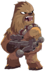 Chewbacca representing a monocyte or macrophage